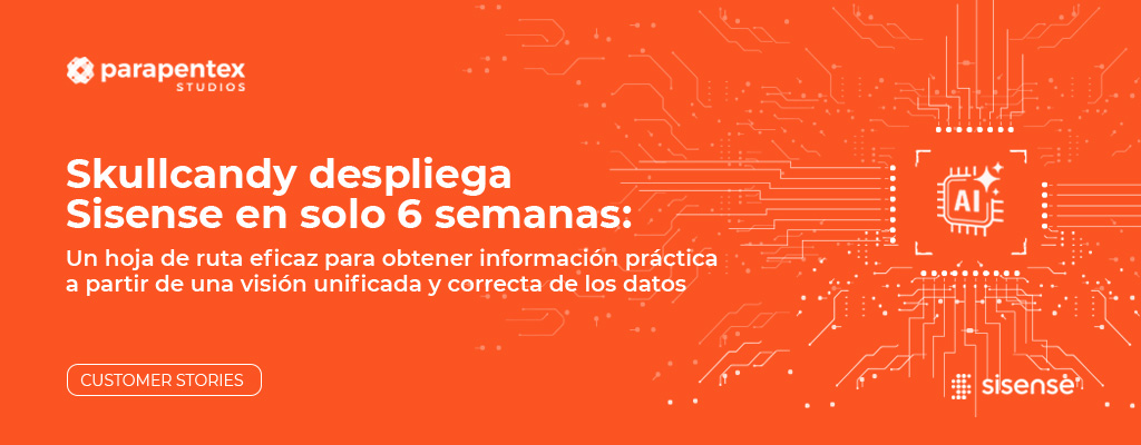 Skullcandy obtiene información práctica tras la primera semana del despliegue de Sisense